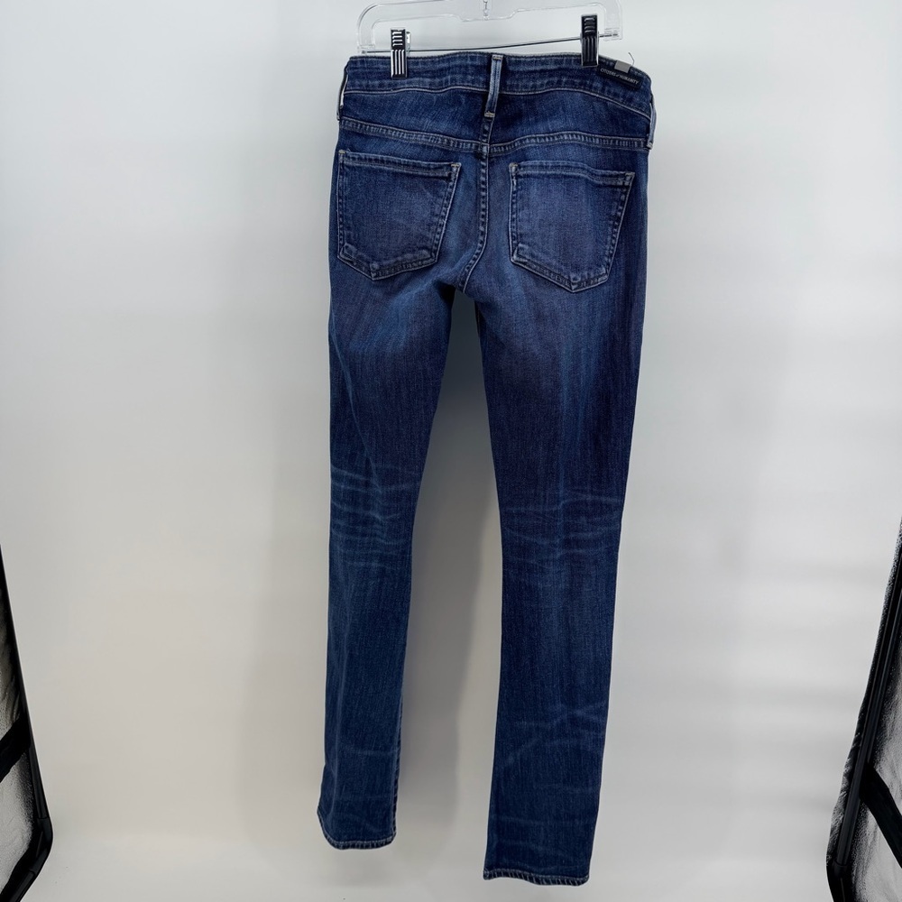 Citizens of Humanity Women's Blue Straight leg Jeans - Picture 4 of 4